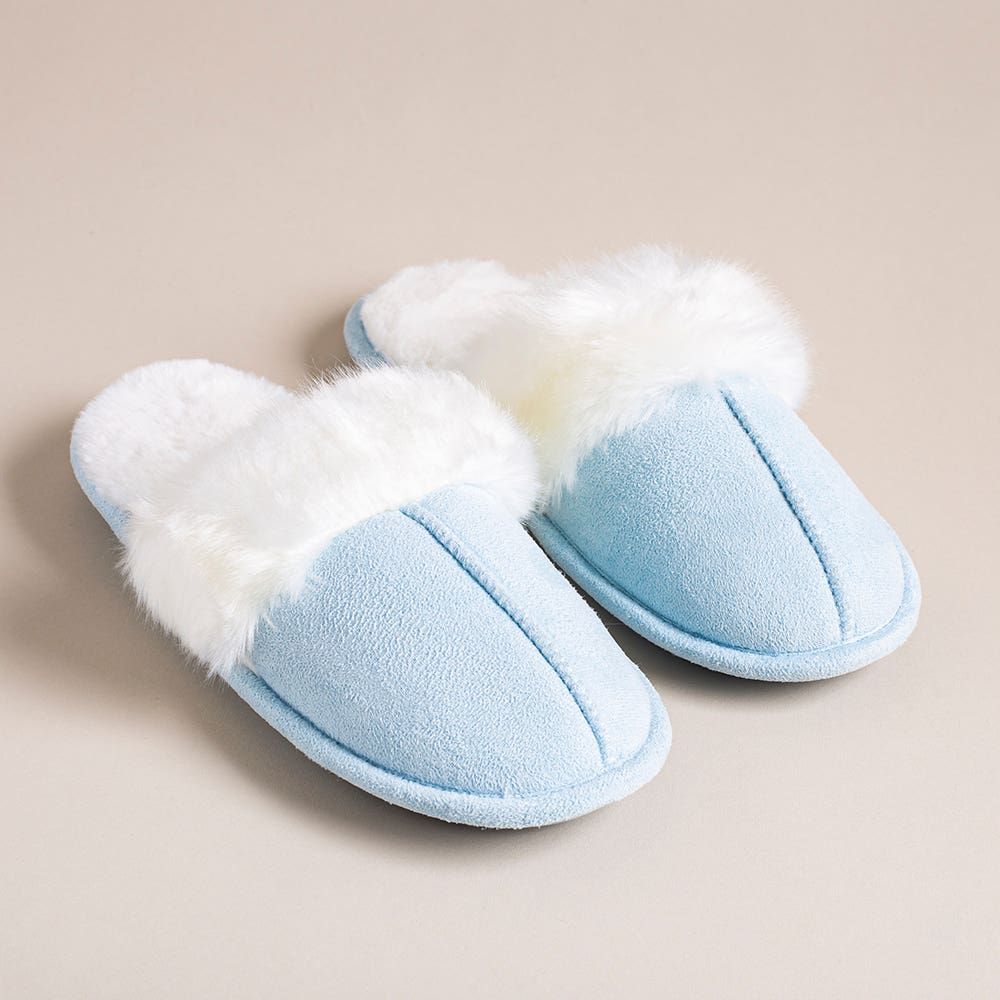 Every Sunday Ultra Soft 'Long Fur' Memory Foam Slippers Women