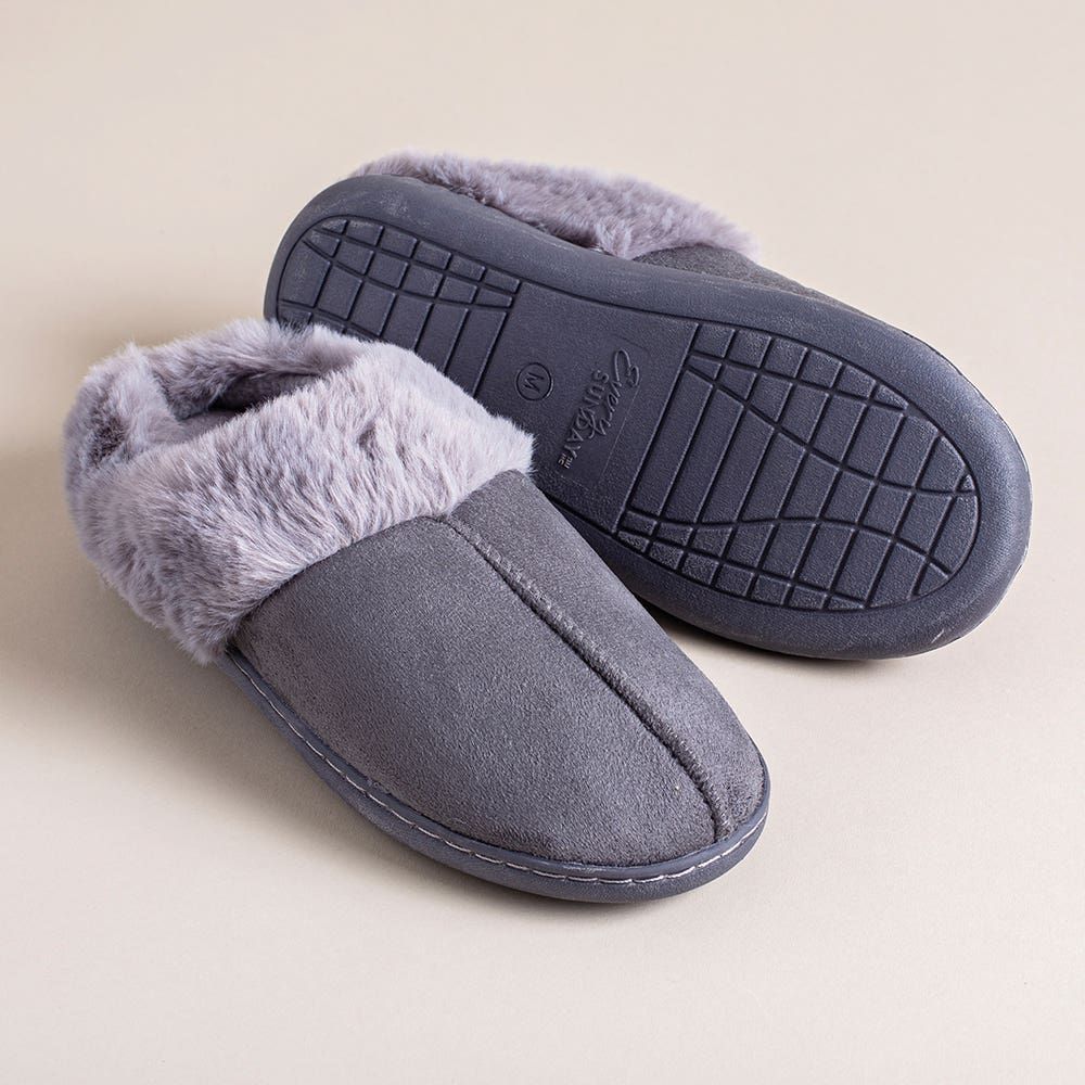 Every Sunday Ultra Soft 'Faux Suede' Memory Foam Slippers Women