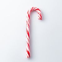 Santa's Secrets Christmas 'Peppermint' Candy Cane (Red/White)