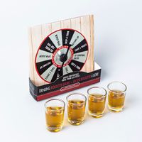 Fun Trendz Drinking Game Shot Glass Roulette - Set of 5