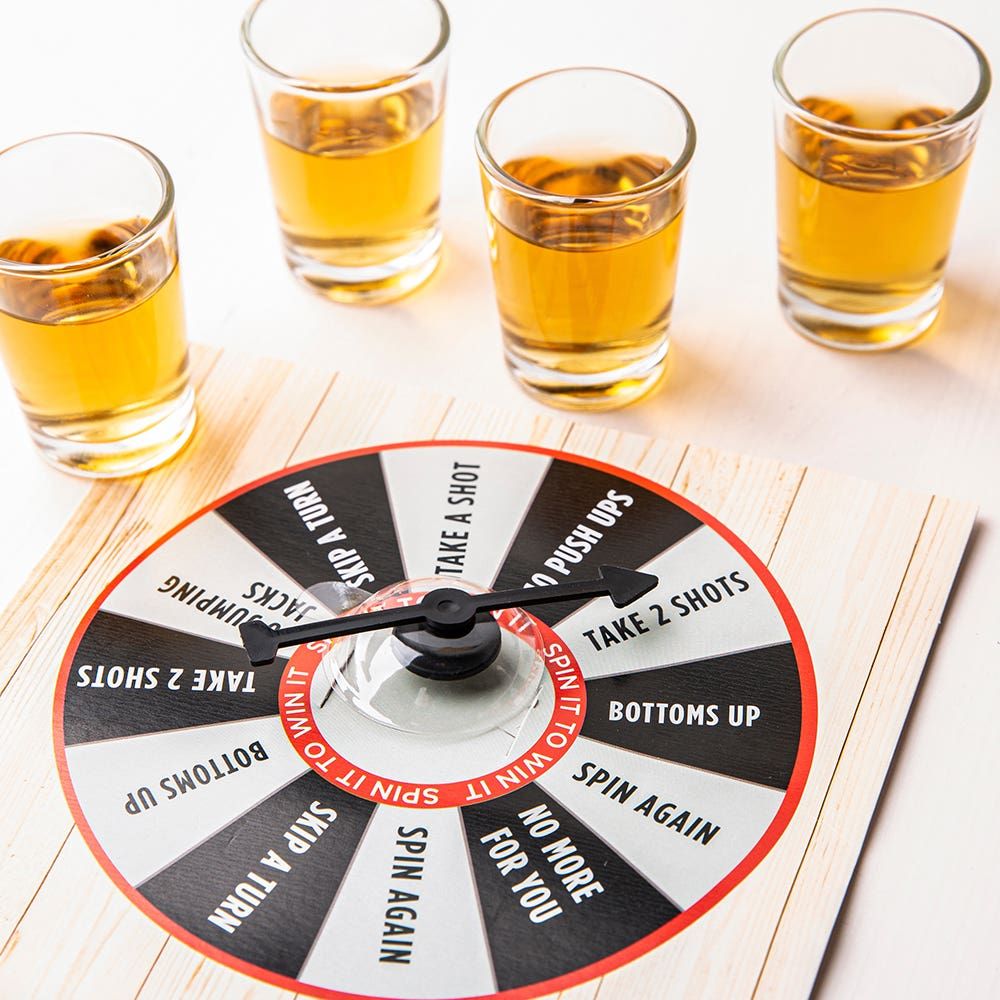 Fun Trendz Drinking Game Shot Glass Roulette - Set of 5