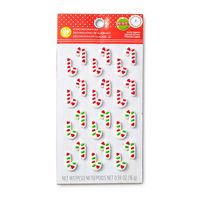 Wilton Christmas 'Candy Cane' Icing Topper Decoration - S/24