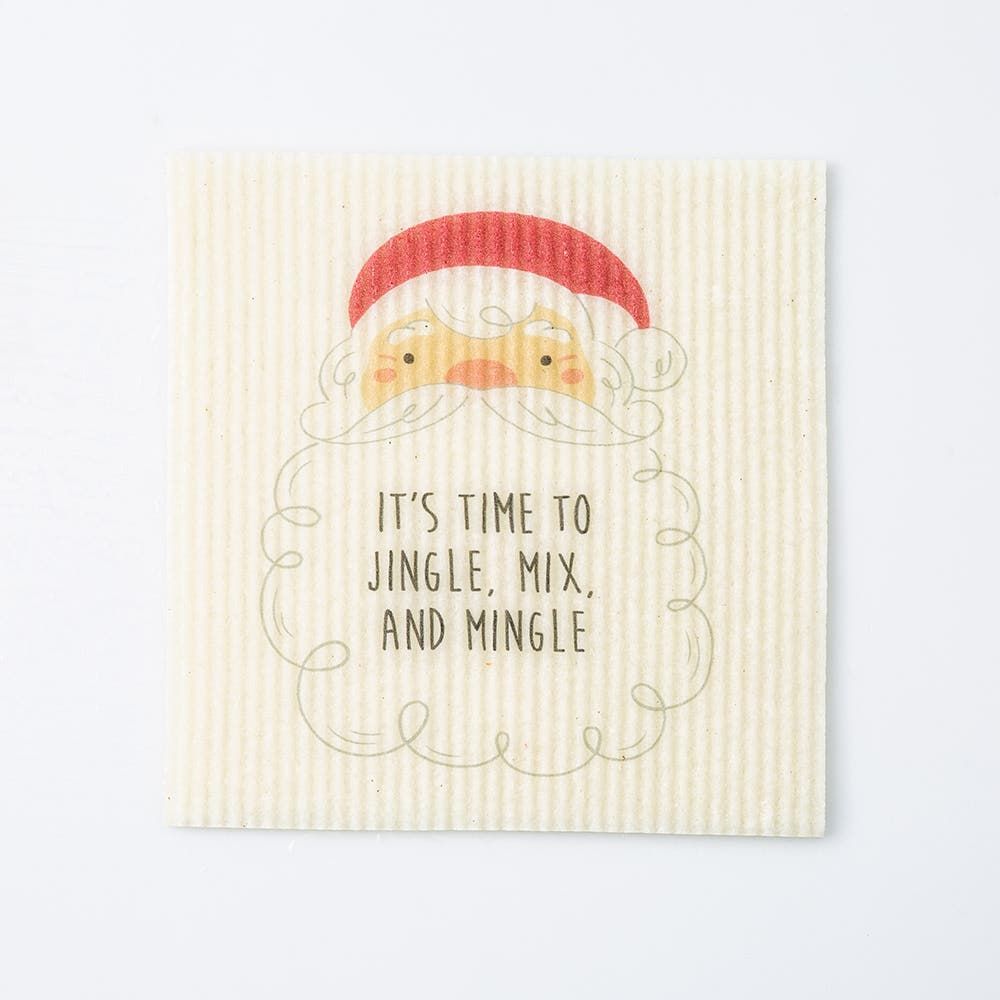 Harman Christmas 'Time To Jingle' Reusable Sponge Cloth