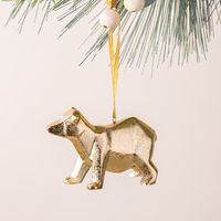 Harman Christmas 'Geo Bear' Resin Ornament (Champagne)