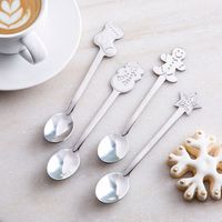 Ty Christmas Fifth Season 'Xmas Characters' Condiment Spoons - S/4