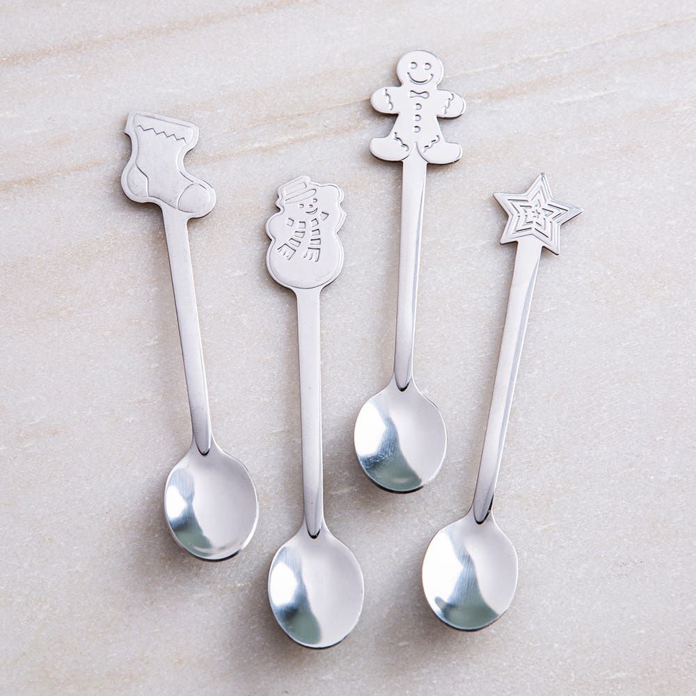 Ty Christmas Fifth Season 'Xmas Characters' Condiment Spoons - S/4