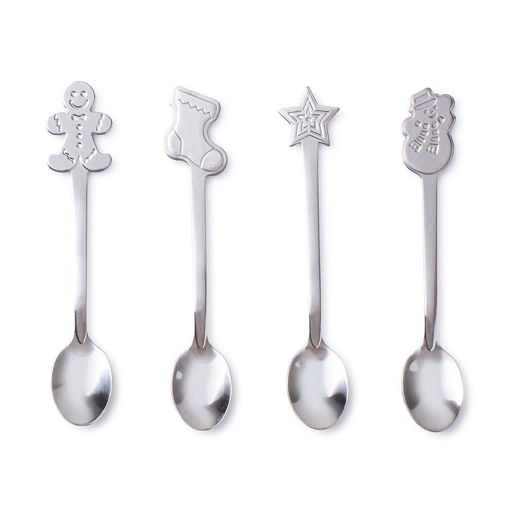 Ty Christmas Fifth Season 'Xmas Characters' Condiment Spoons - S/4