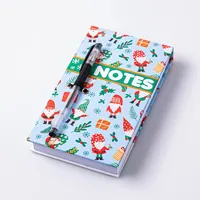 Ty Christmas Memo 'Gnome/House/Llama' Notepad with Pen - S/2 (Asstd.)