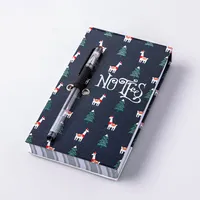 Ty Christmas Memo 'Gnome/House/Llama' Notepad with Pen - S/2 (Asstd.)