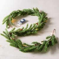 Harman Christmas Frosted LED Garland (Green)