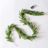 Harman Christmas Frosted LED Garland (Green)