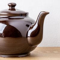 Price & Kensington Rockingham Stoneware Teapot -Cup (Brown Betty