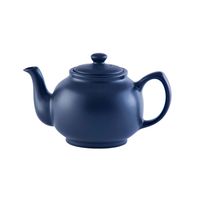 Price & Kensington Matte Stoneware Teapot 6-Cup (Navy Blue)