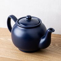 Price & Kensington Matte Stoneware Teapot 6-Cup (Navy Blue)