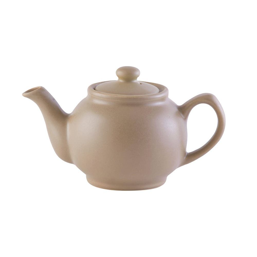 Price & Kensington Matte Stoneware Teapot 6-Cup (Taupe)