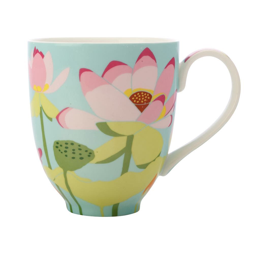 Royal Botanic Gardens Victoria Lotus Porcelain Mug (Mint)