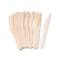 Luciano Natural Eco-Friendly Woodenware 'Knife' Birchwood Flatware