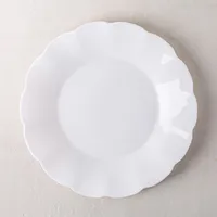 KSP Opal 'Petal' Glass Dinner Plate