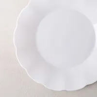 KSP Opal 'Petal' Glass Dinner Plate