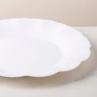 KSP Opal 'Petal' Glass Dinner Plate