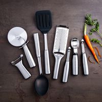 OXO Good Grips Steel Silicone Turner (Black/Stainless Steel)