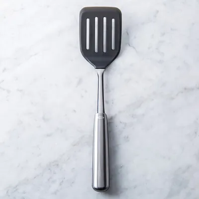 OXO Good Grips Steel Silicone Turner (Black/Stainless Steel)