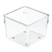 iDesign Linus Drawer Organizer Grand Bin Square 4x4"