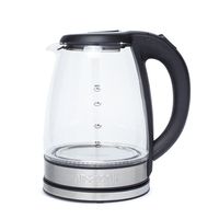 Art+Cook Glass Electric Kettle (Black/Stainless Steel)