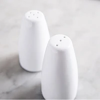 A La Carte 'Essentials' Porcelain Salt &  Pepper - Set of 2 (White)