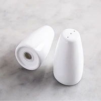 A La Carte 'Essentials' Porcelain Salt &  Pepper - Set of 2 (White)