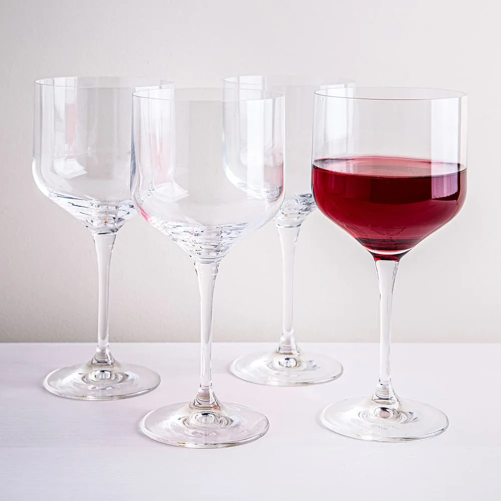 Trudeau Grace Wine Glass Red - S/4 16.5oz (Clear)