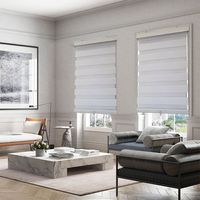 ITY Olivia Stone Cordless Polyester Day-Night Blind 22"x84" (White)