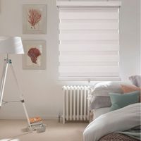 ITY Olivia Stone Cordless Polyester Day-Night Blind 40"x84" (White)