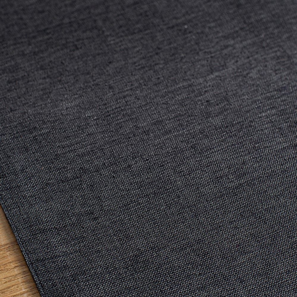 Sebastien & Groome Linen-Look Polyester Table Runner (Charcoal)