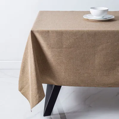 Sebastien & Groome Linen-Look Polyester Tablecloth 54x70" (Linen