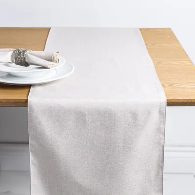 Sebastien & Groome Linen-Look Polyester Table Runner (Natural)