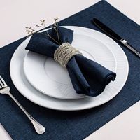 Sebastien & Groome Linen-Look Polyester Placemat (Denim)