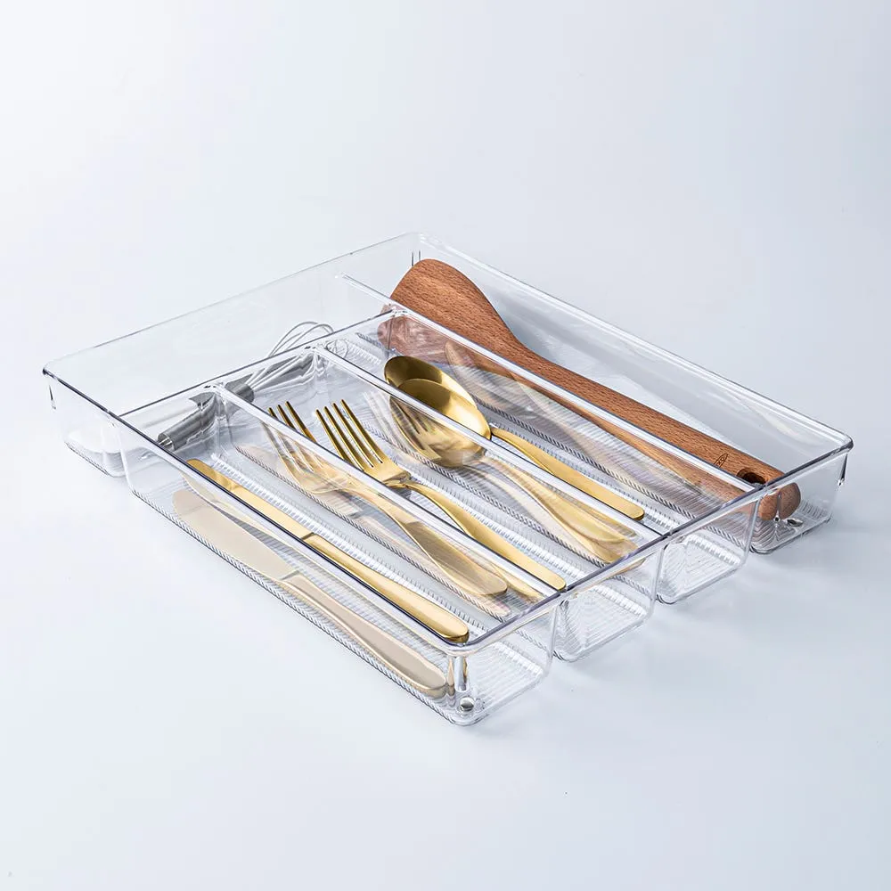 iDesign Linus Drawer Organizer Cutlery Tray 11x14"