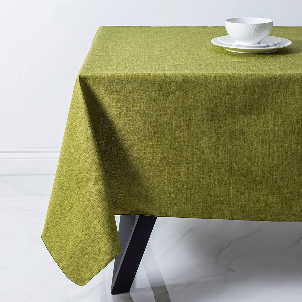 Sebastien & Groome Linen-Look Polyester Tablecloth 54x70" (Grass)