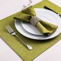 Sebastien & Groome Linen-Look Polyester Placemat (Grass)