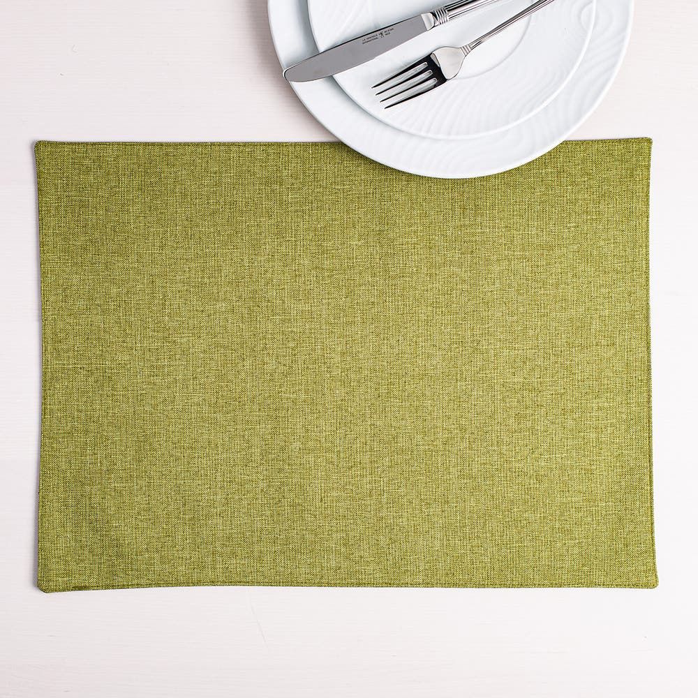 Sebastien & Groome Linen-Look Polyester Placemat (Grass)