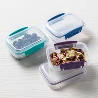 Sistema Klip It Rectangular Storage Container - S/3 (Multi Colour)