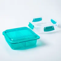 Sistema Klip It To Go Stack Lunch Container Square 1.24l