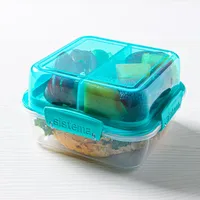 Sistema Klip It To Go Stack Lunch Container Square 1.24l