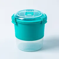 Sistema Klip It To Go Stack Lunch Container Round 965ml (Asstd.)