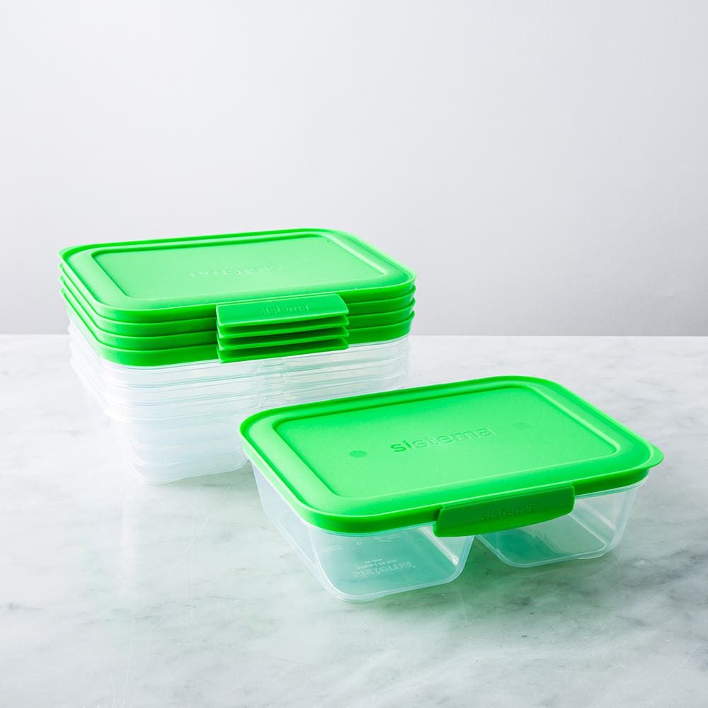 Sistema To Go Lunch Stack Food Storage Container Round 965mL