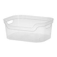 Sterilite Organize 'Medium' Plastic Storage Open Bin 13x9.5x5.25"