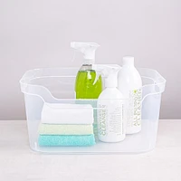 Sterilite Organize 'Large' Plastic Storage Open Bin (Clear) 14.3x11x7"