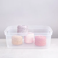 Sterilite Organize 'Short' Plastic Storage Bin (Clear) 15x12.25x5.25"