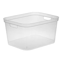 Sterilite Organize 'Tall' Plastic Storage Bin (Clear) 15x12.24x8.25"
